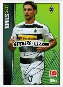 Sticker Lars Stindl - Signature - German Football Bundesliga 2016-2017 - Topps