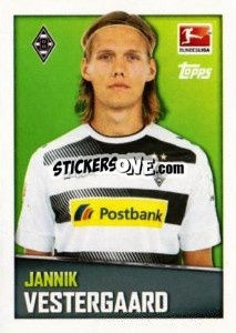 Cromo Jannik Vestergaard - German Football Bundesliga 2016-2017 - Topps