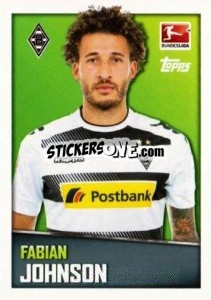 Sticker Fabian Johnson - German Football Bundesliga 2016-2017 - Topps