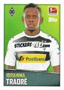 Sticker Ibrahima Traoré - German Football Bundesliga 2016-2017 - Topps