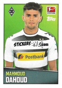 Cromo Mahmoud Dahoud - German Football Bundesliga 2016-2017 - Topps