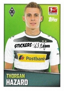 Sticker Thorgan Hazard - German Football Bundesliga 2016-2017 - Topps
