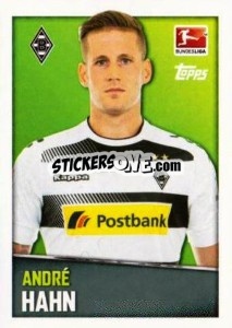 Sticker André Hahn - German Football Bundesliga 2016-2017 - Topps
