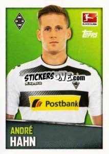 Cromo André Hahn - German Football Bundesliga 2016-2017 - Topps