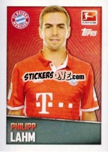 Sticker Philipp Lahm - German Football Bundesliga 2016-2017 - Topps