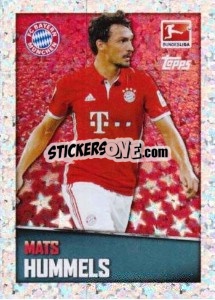 Sticker Mats Hummels - German Football Bundesliga 2016-2017 - Topps