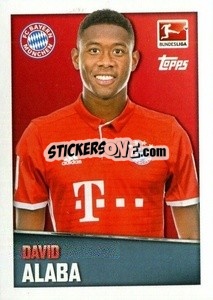 Sticker David Alaba - German Football Bundesliga 2016-2017 - Topps
