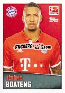 Cromo Jérôme Boateng - German Football Bundesliga 2016-2017 - Topps