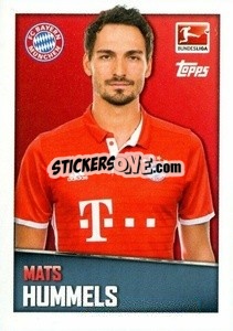 Sticker Mats Hummels - German Football Bundesliga 2016-2017 - Topps