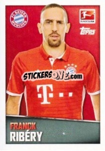 Cromo Franck Ribéry - German Football Bundesliga 2016-2017 - Topps