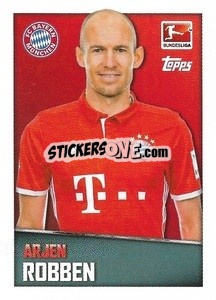 Cromo Arjen Robben - German Football Bundesliga 2016-2017 - Topps