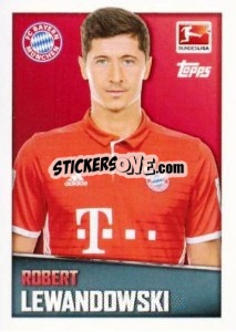 Sticker Robert Lewandowski - German Football Bundesliga 2016-2017 - Topps