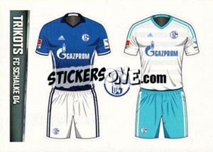 Sticker Trikots - German Football Bundesliga 2016-2017 - Topps