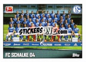 Sticker Mannschaftsfoto - German Football Bundesliga 2016-2017 - Topps