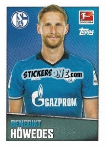 Sticker Benedikt Höwedes - German Football Bundesliga 2016-2017 - Topps