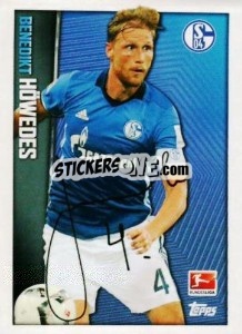 Sticker Benedikt Höwedes - Signature - German Football Bundesliga 2016-2017 - Topps