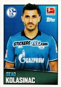 Sticker Sead Kolasinac - German Football Bundesliga 2016-2017 - Topps