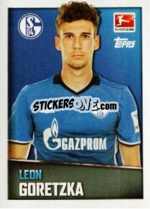 Sticker Leon Goretzka - German Football Bundesliga 2016-2017 - Topps
