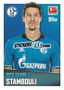 Sticker Benjamin Stambouli - German Football Bundesliga 2016-2017 - Topps