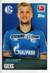 Sticker Johannes Geis - German Football Bundesliga 2016-2017 - Topps