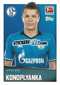 Sticker Yevhen Konoplyanka - German Football Bundesliga 2016-2017 - Topps