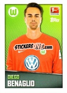 Sticker Diego Benaglio - German Football Bundesliga 2016-2017 - Topps