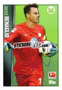 Cromo Diego Benaglio - Signature - German Football Bundesliga 2016-2017 - Topps