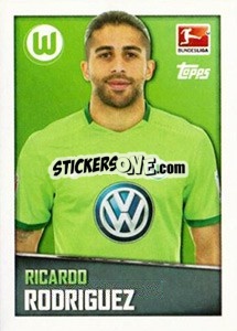 Sticker Ricardo Rodriguez - German Football Bundesliga 2016-2017 - Topps