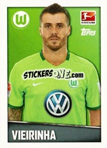 Sticker Vieirinha - German Football Bundesliga 2016-2017 - Topps