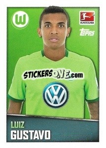 Sticker Luiz Gustavo - German Football Bundesliga 2016-2017 - Topps