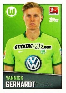 Figurina Yannick Gerhardt - German Football Bundesliga 2016-2017 - Topps