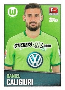 Sticker Daniel Caligiuri - German Football Bundesliga 2016-2017 - Topps