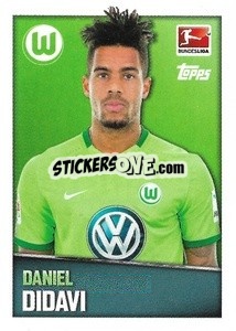Sticker Daniel Didavi - German Football Bundesliga 2016-2017 - Topps