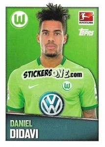 Cromo Daniel Didavi - German Football Bundesliga 2016-2017 - Topps