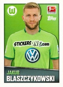 Sticker Jakub Blaszczykowski - German Football Bundesliga 2016-2017 - Topps