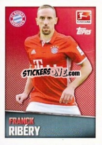 Cromo Franck Ribéry - German Football Bundesliga 2016-2017 - Topps