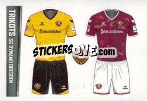 Sticker Trikots - German Football Bundesliga 2016-2017 - Topps