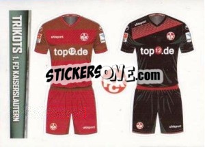 Sticker Trikots - German Football Bundesliga 2016-2017 - Topps