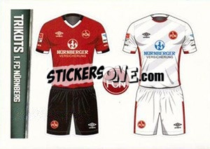 Sticker Trikots - German Football Bundesliga 2016-2017 - Topps