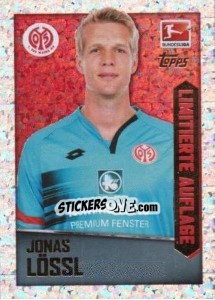 Sticker Jonas Lössl - German Football Bundesliga 2016-2017 - Topps