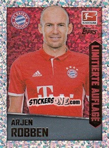 Sticker Arjen Robben - German Football Bundesliga 2016-2017 - Topps