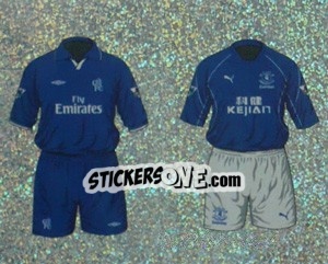 Cromo Home Kit Chelsea/Everton (a/b) - Premier League Inglese 2002-2003 - Merlin
