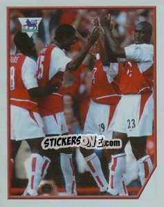 Sticker Arsenal (unbeaten runs) - Premier League Inglese 2002-2003 n. 294 - Merlin