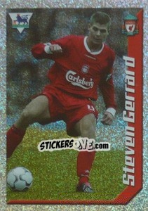 Sticker Steven Gerrard (Star Player) - Premier League Inglese 2002-2003 n. 301 - Merlin