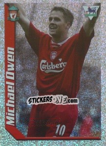 Figurina Michael Owen (Star Player) - Premier League Inglese 2002-2003 - Merlin