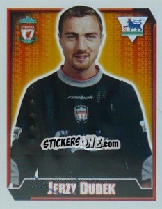 Sticker Jerzy Dudek - Premier League Inglese 2002-2003 n. 303 - Merlin