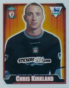 Figurina Chris Kirkland - Premier League Inglese 2002-2003 - Merlin