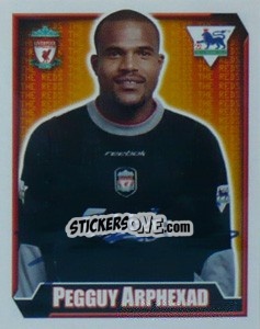 Figurina Pegguy Arphexad - Premier League Inglese 2002-2003 n. 305 - Merlin