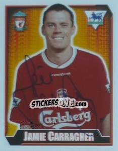 Sticker Jamie Carragher - Premier League Inglese 2002-2003 n. 307 - Merlin