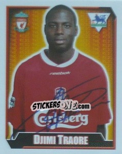 Sticker Djimi Traore - Premier League Inglese 2002-2003 n. 308 - Merlin